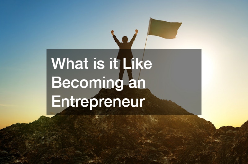 What is it Like Becoming an Entrepreneur